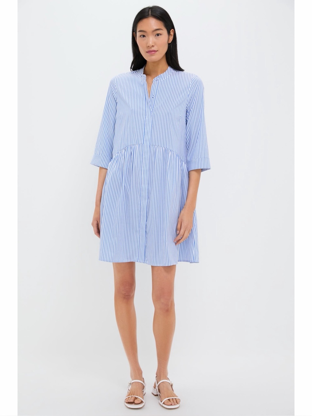 Tuckernuck Blue Stripe Royal Shirt Dress